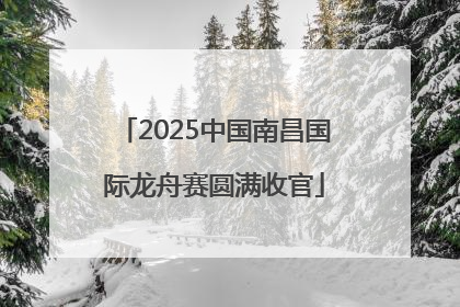 2025中国南昌国际龙舟赛圆满收官