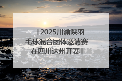 2025川渝陕羽毛球混合团体邀请赛在四川达州开赛