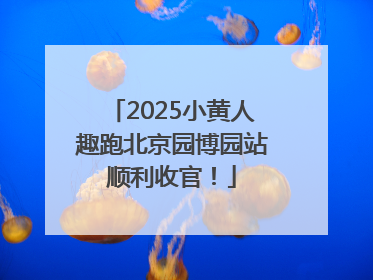 2025小黄人趣跑北京园博园站顺利收官！